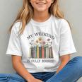 My Weekend Is Fully Booked Cozy Bookish Graphic Youth