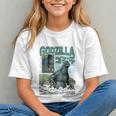 Godzilla Ocean Scene Comic Book Illustration Movie Monster Graphic Youth Godzilla Ocean Scene Comic Book Illustration Movie Monster Graphic Youth