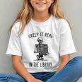 Halloween Skeleton Pun Book Lover Library Joke Graphic Youth