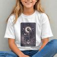 High Priestess Tarot Art Celestial Mystic Book Lover Graphic Youth