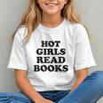 Hot Girls Read Books Lover Bookworm Librarian Book Reading Graphic Youth
