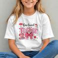 HUGvyn One Loved Teacher Valentine Book Heart Reading Bow Graphic Youth HUGvyn One Loved Teacher Valentine Book Heart Reading Bow Graphic Youth