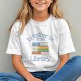 I'd Rather Be At The Library Book Lover Loves Books Graphic Youth