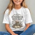 Introverted Book Club Member Anti Social Reader Graphic Youth Introverted Book Club Member Anti Social Reader Graphic Youth