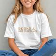 Jolabokaflod Because Books And Hot Chocolate T-Shirt Graphic Youth