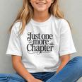 Just One More Chapter Book Lover Quote Reading Graphic Youth Just One More Chapter Book Lover Quote Reading Graphic Youth