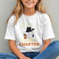 Just One More Chapter Fun Cat Coffee Reading Book Premium Tri-Blend Graphic Youth