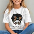 Librarian Teacher Messy Bun Life Book Library Back To School Graphic Youth