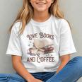 Love Books And Coffee Books Reading Coffee Drinking Graphic Youth Love Books And Coffee Books Reading Coffee Drinking Graphic Youth