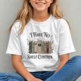 I Have No Shelf Control Book Lover Pun Reader Humor Graphic Youth