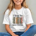 I Have No Shelf Control Flower Book Bookish Graphic Youth