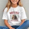 North Pole Book Club Hot Cocoa Bookworm Christmas Xmas Graphic Youth