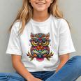 Owl With Glasses And Book Reading Graphic Youth Owl With Glasses And Book Reading Graphic Youth
