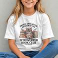 Proud Introverted Book Club Anti Social Reader Pet Cat Graphic Youth Proud Introverted Book Club Anti Social Reader Pet Cat Graphic Youth