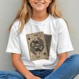 Queen Of Books Playing Card Aesthetic For Book Lovers Premium Tri-Blend Graphic Youth