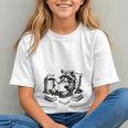 Raccoon Reading A Book Vintage Trash Reader Graphic Youth