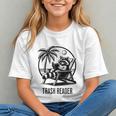 Raccoon Reading Books Summer Humor Trash Reader Graphic Youth Raccoon Reading Books Summer Humor Trash Reader Graphic Youth