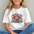 I Read Alotl Axolotl Retro Reading Books Lover Vintage Graphic Youth