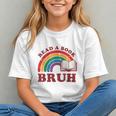 Read A Book Bruh Rainbow Vintage Reading Library Student Graphic Youth Read A Book Bruh Rainbow Vintage Reading Library Student Graphic Youth