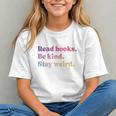 Read Books Be Kind Stay Weird Book Lover Premium Tri-Blend Graphic Youth Read Books Be Kind Stay Weird Book Lover Premium Tri-Blend Graphic Youth
