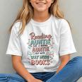 Reading Auntie Book Lover For Bookworm Aunt Graphic Youth