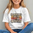 Reading Bookmarks Are For Quitters Reader Book Lovers Graphic Youth