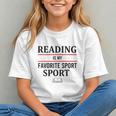 Reading Is My Favorite Sport Book Lover Saying Quote Graphic Youth Reading Is My Favorite Sport Book Lover Saying Quote Graphic Youth