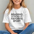 Reading Is My Favorite Sport Bookish Book-Club Bookworm Graphic Youth Reading Is My Favorite Sport Bookish Book-Club Bookworm Graphic Youth
