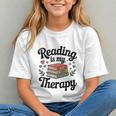Reading Is My Therapy Book Lover Bookworm Graphic Youth Reading Is My Therapy Book Lover Bookworm Graphic Youth