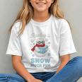 Reading Is Snow Much Fun Book Lover Winter Snowman Humor Graphic Youth Reading Is Snow Much Fun Book Lover Winter Snowman Humor Graphic Youth