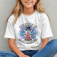 Reading Is Snow Much Fun Snowflake Book Lovers Winter Theme Premium Tri-Blend Graphic Youth