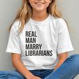 Real Men Marry Librarians – Book Lover Husband Graphic Youth Real Men Marry Librarians – Book Lover Husband Graphic Youth