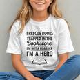 I Rescue Books Trapped In The Bookstore Sarcastic Graphic Youth I Rescue Books Trapped In The Bookstore Sarcastic Graphic Youth