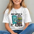 Respect Elders Cellphone Pushing Books In a Wheelchair Graphic Youth Respect Elders Cellphone Pushing Books In a Wheelchair Graphic Youth