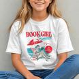 Retro Book Girl Summer For Women Beach Reading Graphic Youth