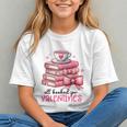 Retro Groovy Valentine Men Women Kid Tees By Emily All Booked For Valentines Book Reading Bookworm Nerdy Graphic Youth