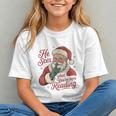 He Sees What You'Ve Been Reading Bookish Christmas Humor Graphic Youth He Sees What You'Ve Been Reading Bookish Christmas Humor Graphic Youth