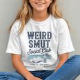 Spicy Romance Book Reader Fan Weird Smut Social Club Premium Tri-Blend Graphic Youth