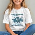 I Tried To Form A Gang But It Turned Into A Book-Club Reader Premium Tri-Blend Graphic Youth I Tried To Form A Gang But It Turned Into A Book-Club Reader Premium Tri-Blend Graphic Youth