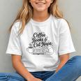 Vintage Retro Coffee Books & Cat Naps Graphic Youth