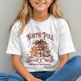 Vintage Retro North Pole Book Club Hot Cocoa Graphic Youth