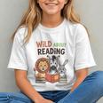 Wild About Reading Zoo Animals For Bookworm Book Reader Graphic Youth Wild About Reading Zoo Animals For Bookworm Book Reader Graphic Youth