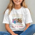 A Woman Cannot Survive On Books Alone She Needs Yarn Crochet Premium Tri-Blend Graphic Youth