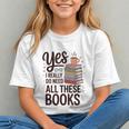 Yes I Really Do Need All These Books Coffee Graphic Youth