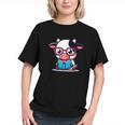 Adorable Book Lover Cow With Reading Glasses Cute Graphic Youth