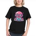 Adorable Book Lover Octopus With Reading Glasses Cute Graphic Youth Adorable Book Lover Octopus With Reading Glasses Cute Graphic Youth