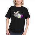 Asexual Book Lover LGBT Reading Pride Ace Flag Daisy Graphic Youth Asexual Book Lover LGBT Reading Pride Ace Flag Daisy Graphic Youth