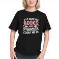 Book & Pajamas Humorous Book Lover Reading Bedtime Graphic Youth