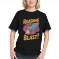 Book Lover Kids And Adults Reading Is a Blast Rocket Ship Graphic Youth