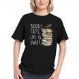 Book Lovers Books Cats Life Is Sweet Cat Lovers Graphic Youth Book Lovers Books Cats Life Is Sweet Cat Lovers Graphic Youth
